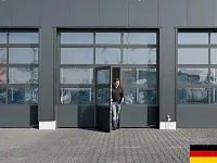 Остекленные алюминиевые ворота APU F42 Thermo Hormann